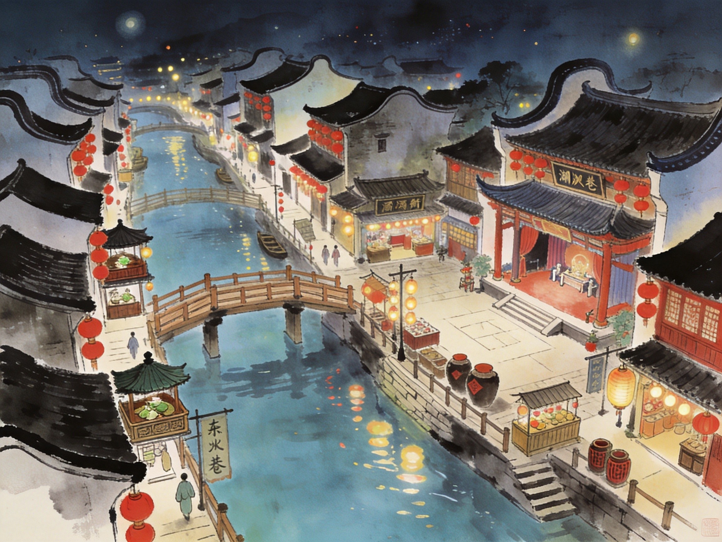烟火巷子全景